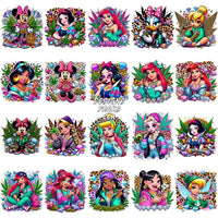 Load image into Gallery viewer, 80 Weed Cartoon Princess Girls 420 Cannabis Marijuana Designs Bundle Png

