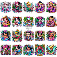 Load image into Gallery viewer, 80 Weed Cartoon Princess Girls 420 Cannabis Marijuana Designs Bundle Png
