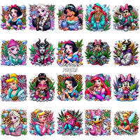 Load image into Gallery viewer, 80 Weed Cartoon Princess Girls 420 Cannabis Marijuana Designs Bundle Png
