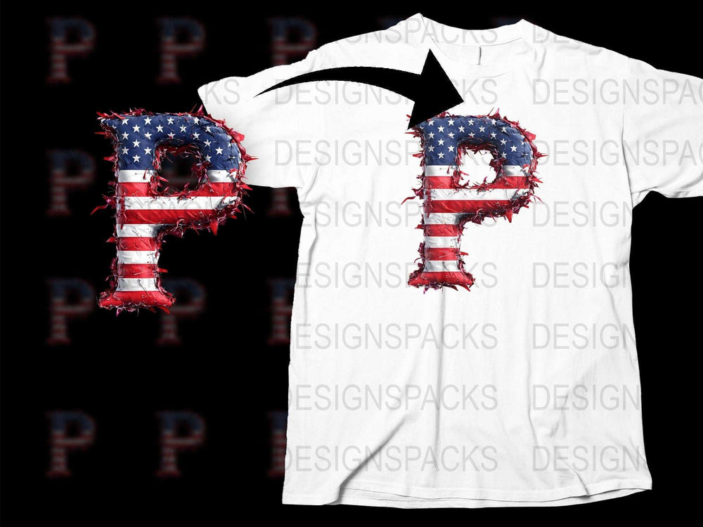 USA Flag Torn Design Patriotic T-Shirt, American Independence Day Apparel, Unisex White Tee