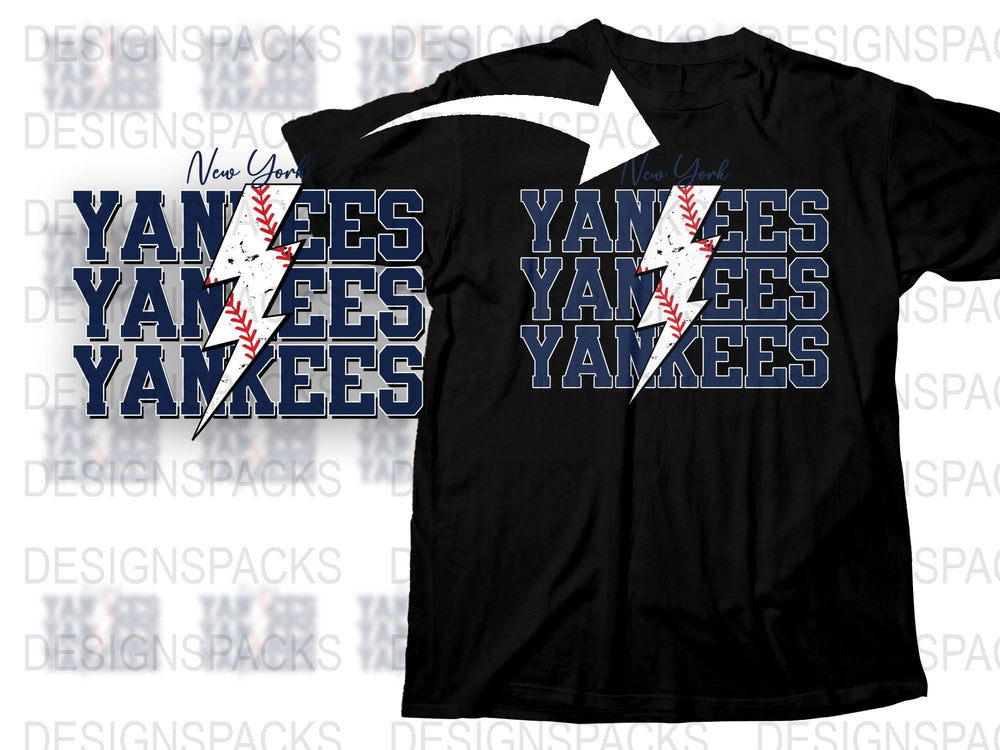 Yankees Inspired T-Shirt, Baseball Team Graphic Tee, Casual Sports Apparel, Fan Gear, Unisex Clothing