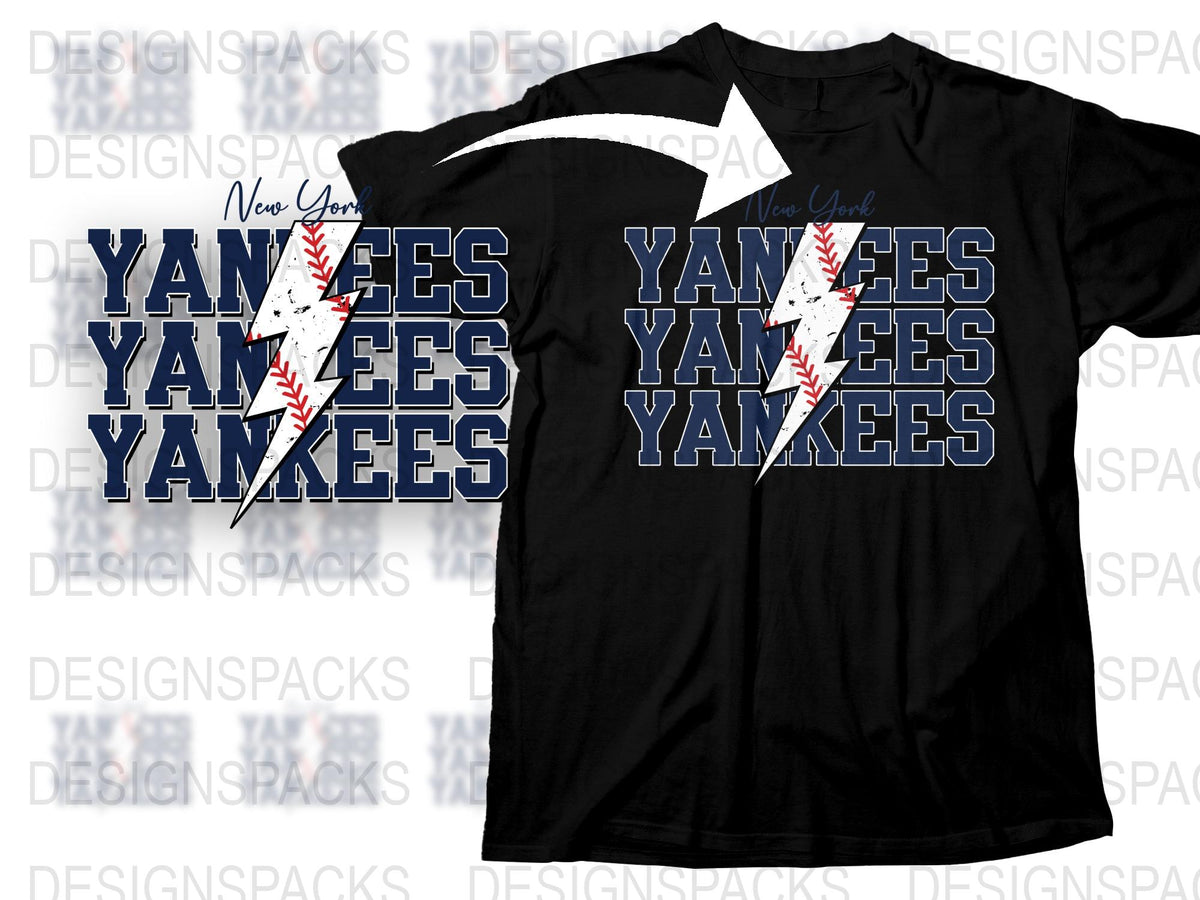 Yankees Inspired T-Shirt, Baseball Team Graphic Tee, Casual Sports Apparel, Fan Gear, Unisex Clothing
