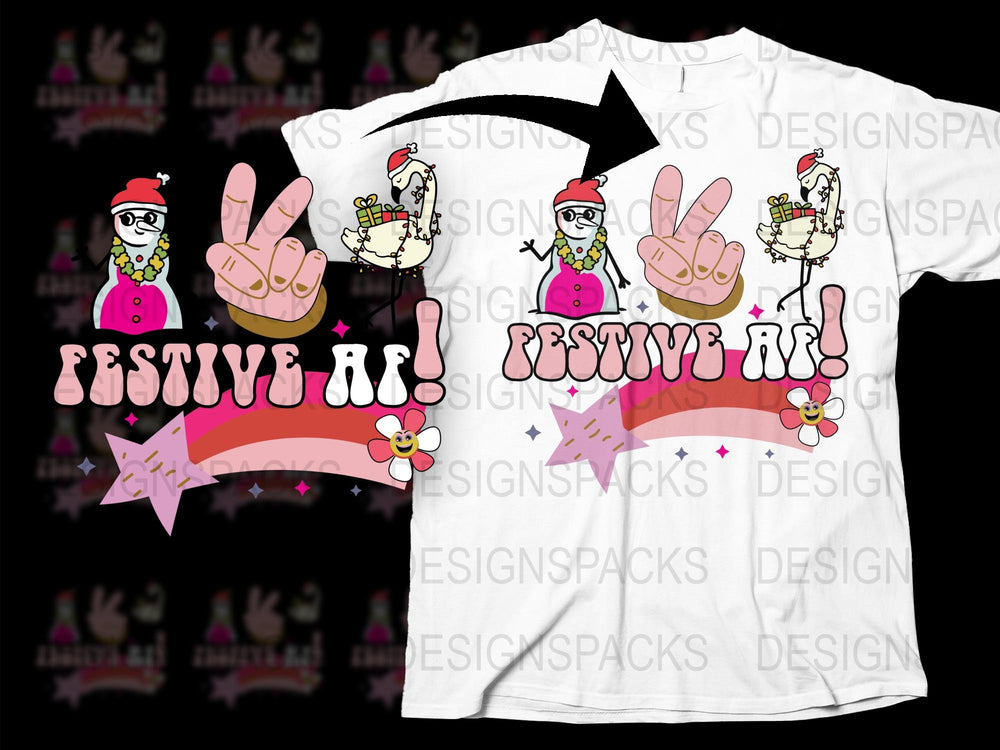 Festive ASL T-Shirt, American Sign Language Santa Holiday Shirt, Deaf Culture Christmas Gift, Unique Winter Apparel