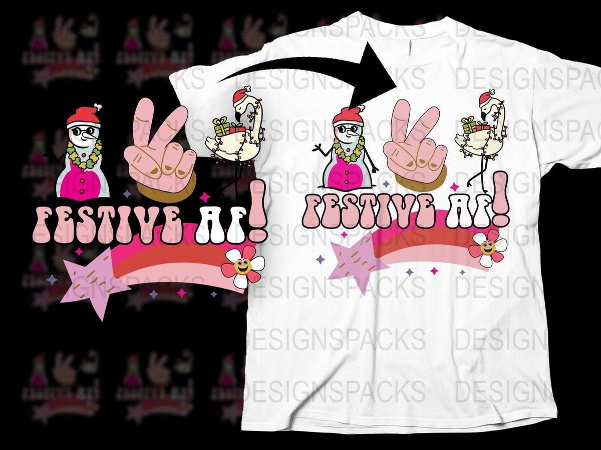 Festive ASL T-Shirt, American Sign Language Santa Holiday Shirt, Deaf Culture Christmas Gift, Unique Winter Apparel