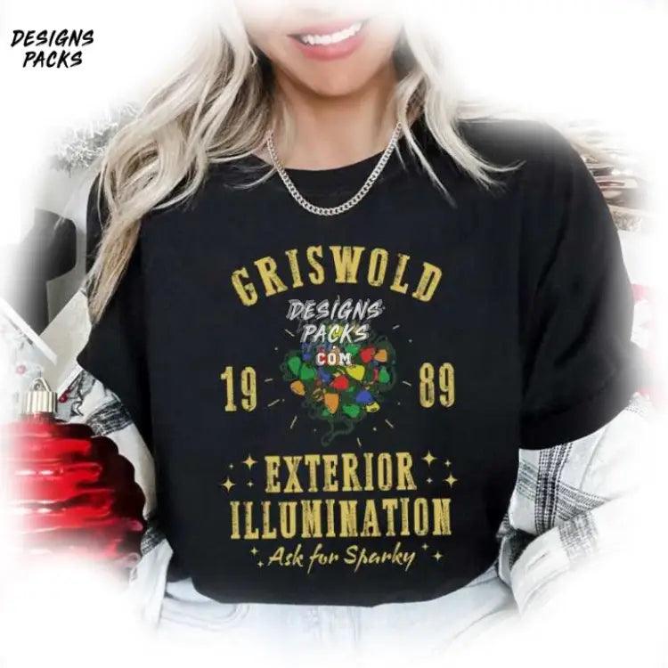 80S Christmas Griswold Family Exterior Illumination National Lampoon’s Vacation Png Design