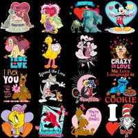 Load image into Gallery viewer, 81 Mixed Cartoons Valentine Day Designs Bundle PNG
