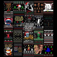 Load image into Gallery viewer, 81 Ugly Christmas Designs Bundle PNG
