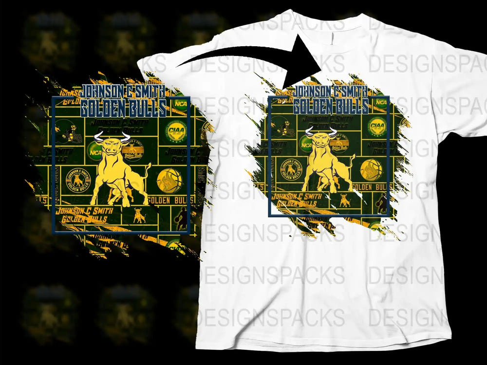 Vintage Golden Bulls Graphic T-Shirt, Retro College Sports Tee, Unique Streetwear Style, Urban Fashion Top