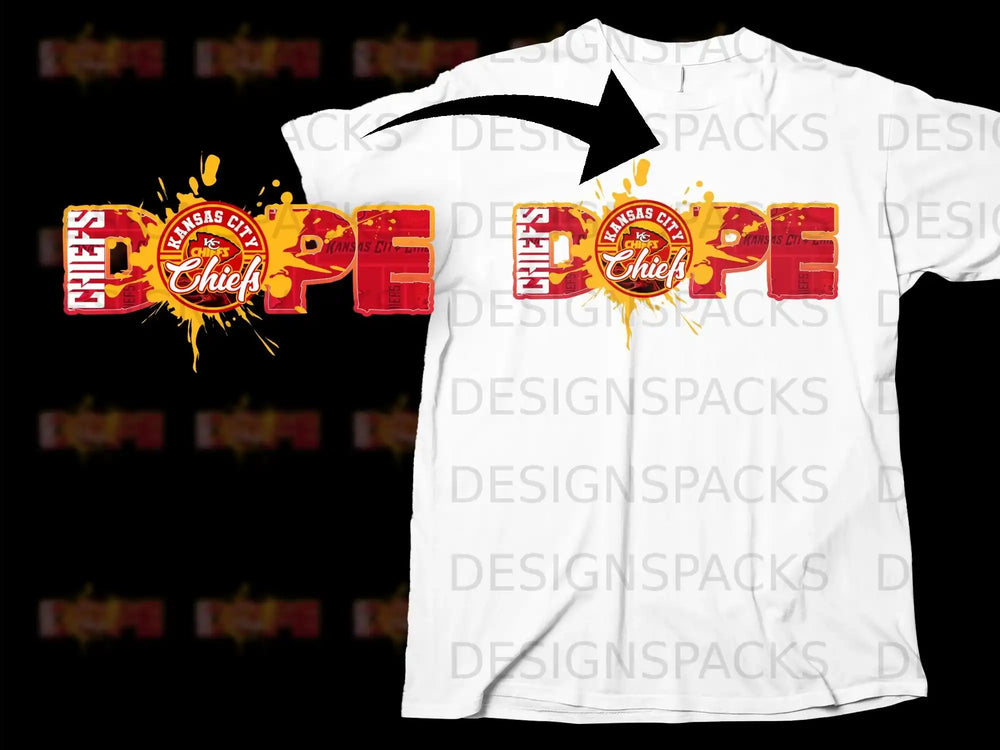 Kansas City Chiefs Dope Graphic Design Shirt