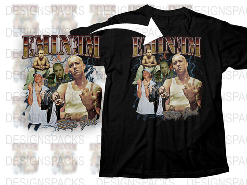 Vintage Eminem T-Shirt, Rap God Graphic Tee, Hip Hop Merch, Music Fan Apparel, Slim Shady Collector's Item