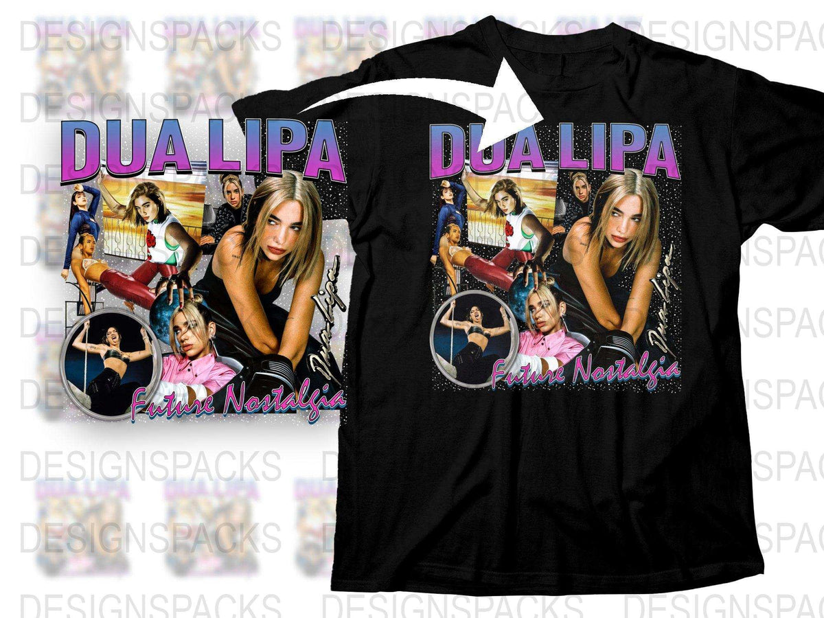 Dua Lipa Future Nostalgia Inspired Graphic T-Shirt, Pop Music Fan Merch, Stylish Concert Tee, Trendy Album Art Shirt, Gift Idea for Her