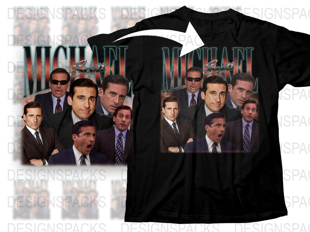 Michael Scott T-Shirt, The Office TV Show Graphic Tee, Funny Quote Apparel, Unisex Cotton Shirt