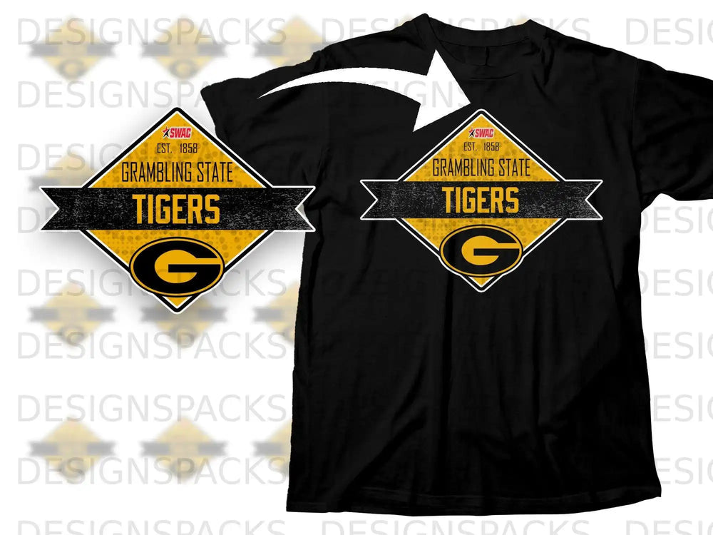 Grambling State Tigers Vintage Logo T-Shirt
