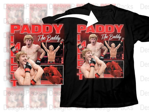Paddy The Baddy Fan T-Shirt, MMA Fighter Graphic Tee, Unisex Wrestling Shirt, Sports Apparel Gift