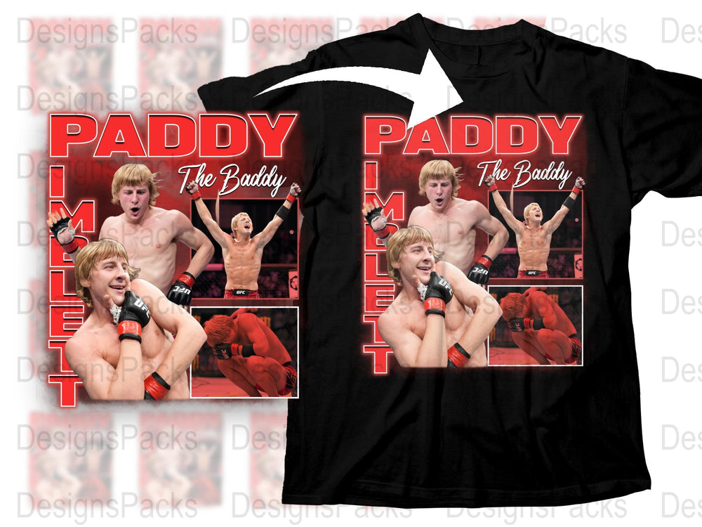 Paddy The Baddy Fan T-Shirt, MMA Fighter Graphic Tee, Unisex Wrestling Shirt, Sports Apparel Gift