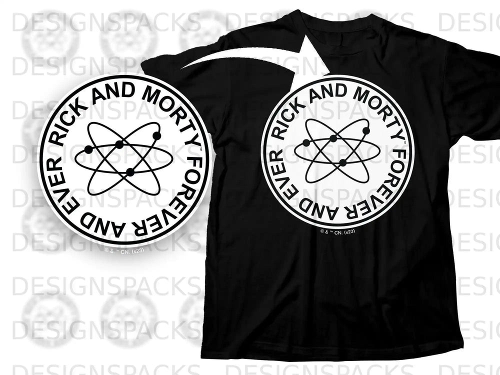 Rick and Morty Forever and Ever Graphic T-Shirt