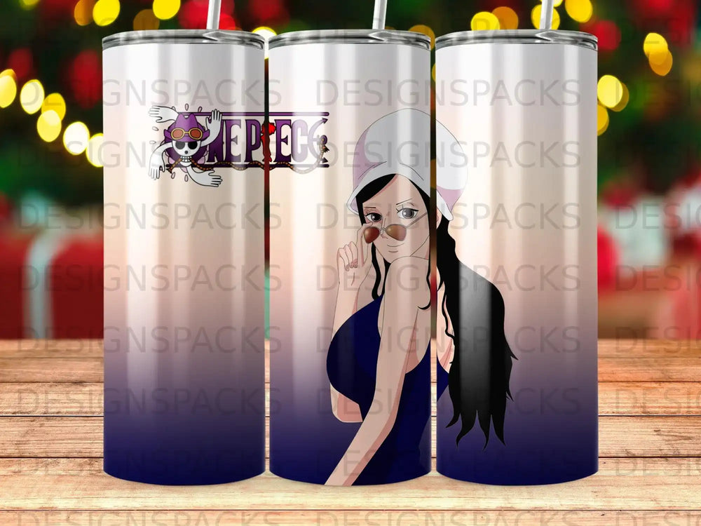 One Piece Nico Robin Anime Art Gradient Style product type