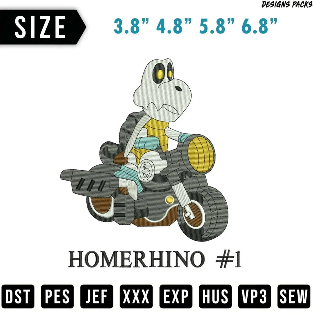Cartoon skeleton riding a motorcycle, with size and file format details.