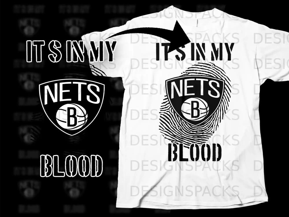 Its In My Nets Blood Graphic T-Shirt