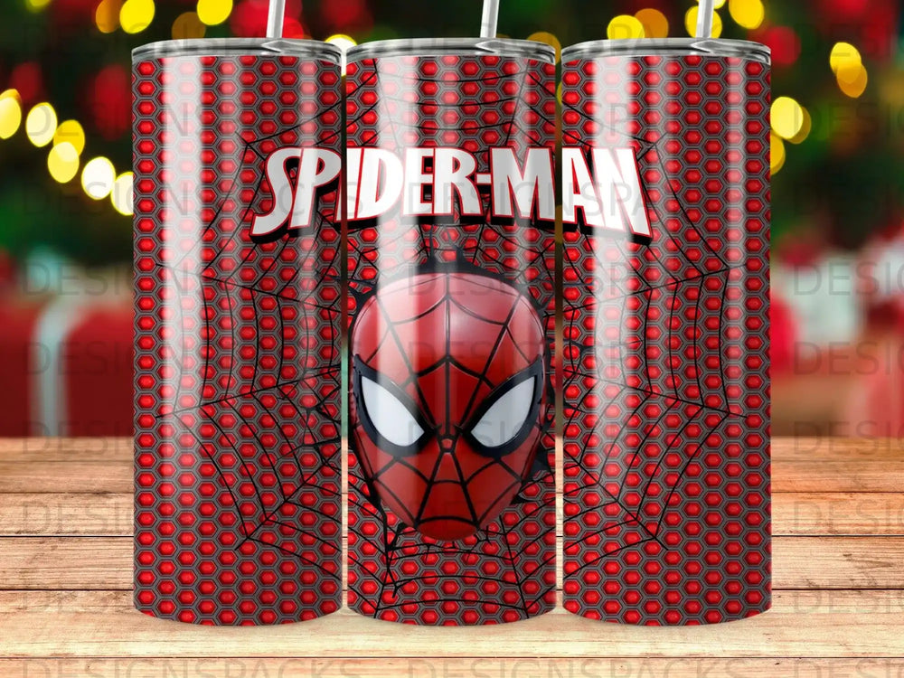 Spider-Man Heroic Mask Red Web Pattern Tumbler product type