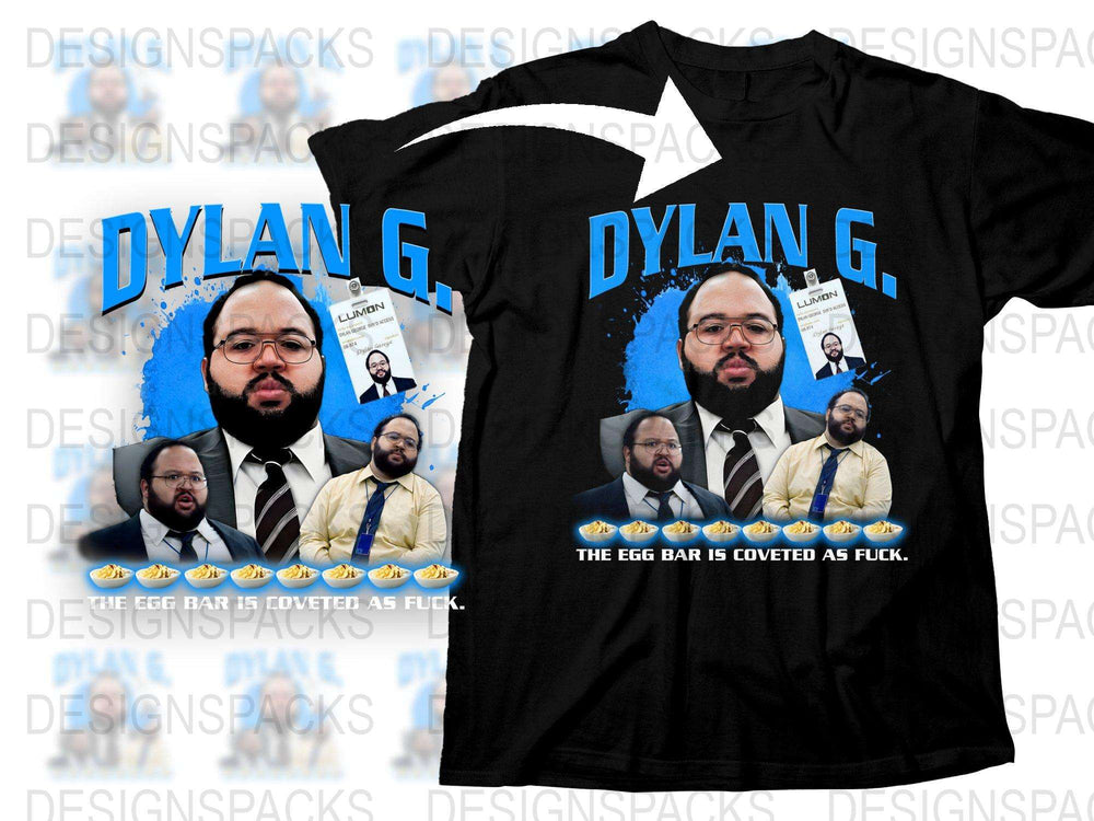 Custom Dylan G Graphic T-Shirt, Egg Bar Coveted Design, Stylish Unisex Tee, Unique Gift Idea