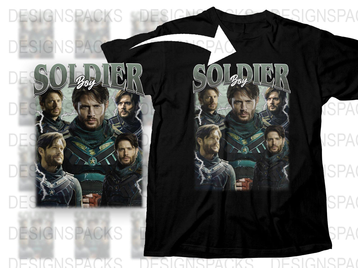 Men's Graphic T-Shirt with Fantasy Warrior Design, Cool Movie-Inspired Tee, Trendy Fan Apparel