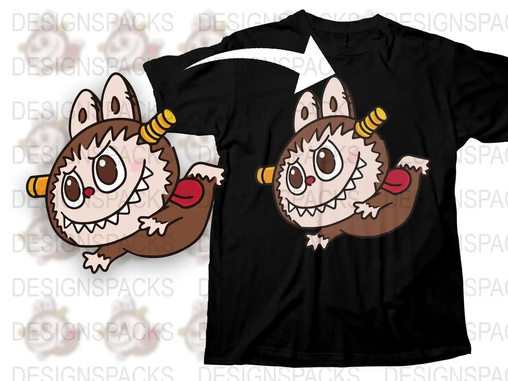 Cute Animal T-Shirt, Funny Cartoon Creature Tee, Unique Graphic Design Shirt, Kids and Adults Sizes Available