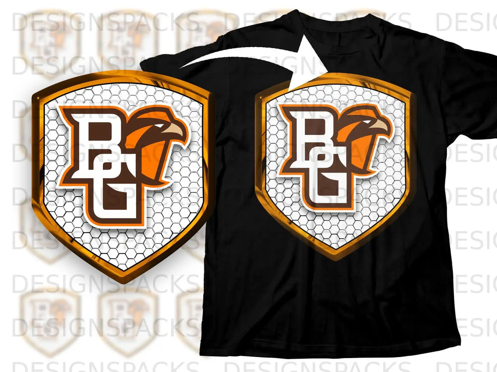 Bold Shield Logo with Falcon B G T-Shirt