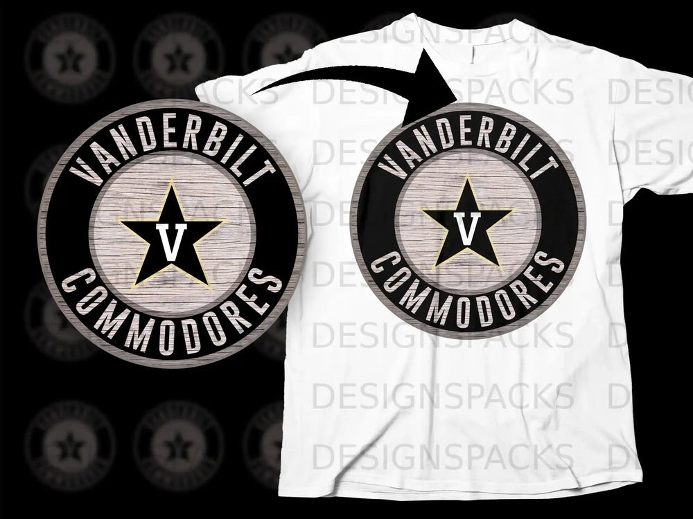 Vanderbilt Commodores Star Emblem Graphic Shirt