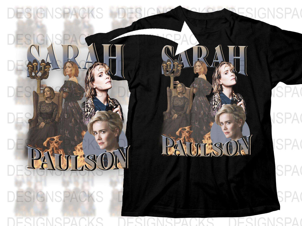 Sarah Paulson Fan T-Shirt, Custom Graphic Tee, Movie Star Inspired, Celebrity Fashion, Unique Gift Idea, Collector Item