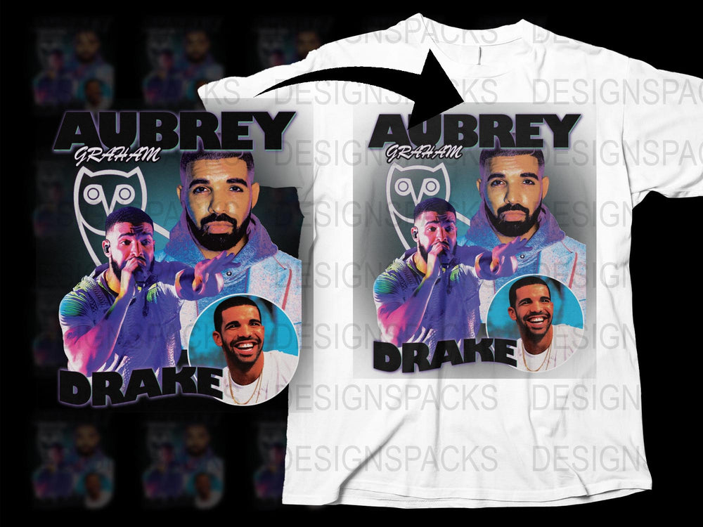 Drake Graphic T-Shirt, Aubrey Graham Music Artist Inspired Tee, Colorful Fan Merchandise, Unique Gift Idea
