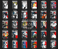 Load image into Gallery viewer, 87 Anime Mix Blue and Red Designs Bundle PNG PSD
