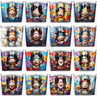 Load image into Gallery viewer, 87 Gnomes Wall 3D Tumbler Wrap Bundle Jpg
