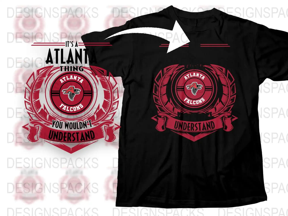 Atlanta Falcons T-Shirt, It's A Falcons Thing, Italian Colors, Unisex Football Tee
