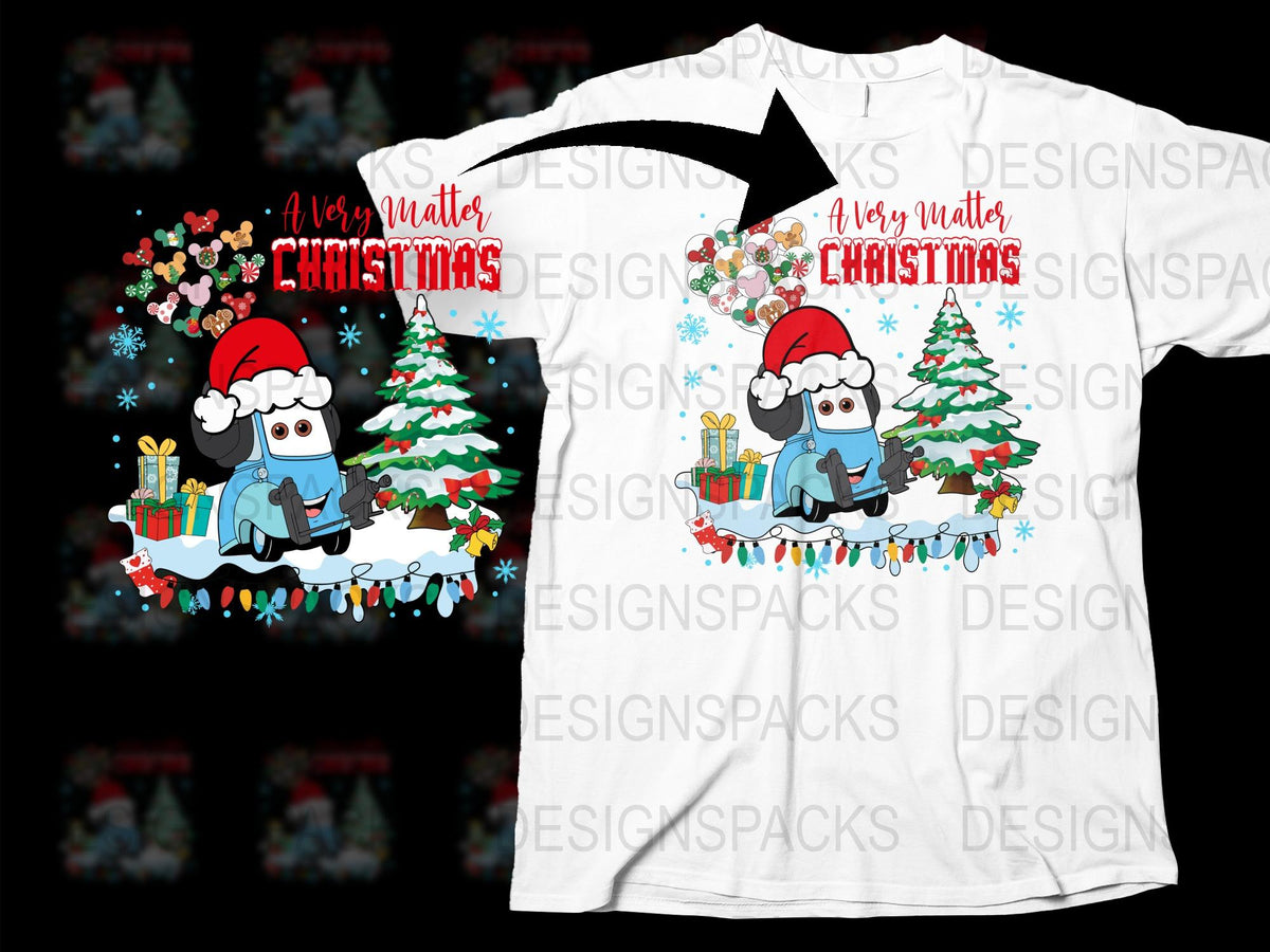 Festive Christmas T-Shirt, Cute Sloth Graphic, Holiday Tee, Kids and Adults Sizes, Colorful Xmas Tree and Gifts Design