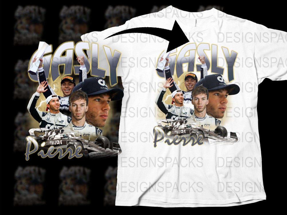 Custom Racing T-Shirt, Motorsport Graphic Tee, Fan Apparel, Driver Photo Print, Unisex Clothing
