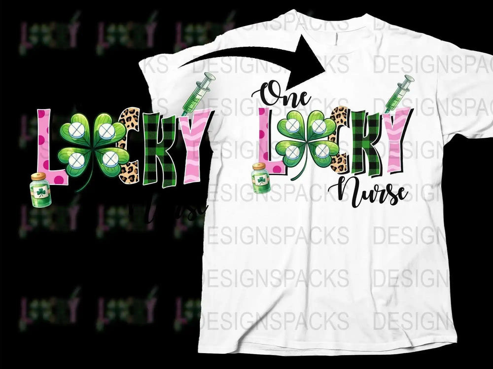 Lucky Tiger Nurse T-Shirt, Neon Green Animal Print, Pink Leopard, Nurse Life Tee, Comfortable Cotton Top
