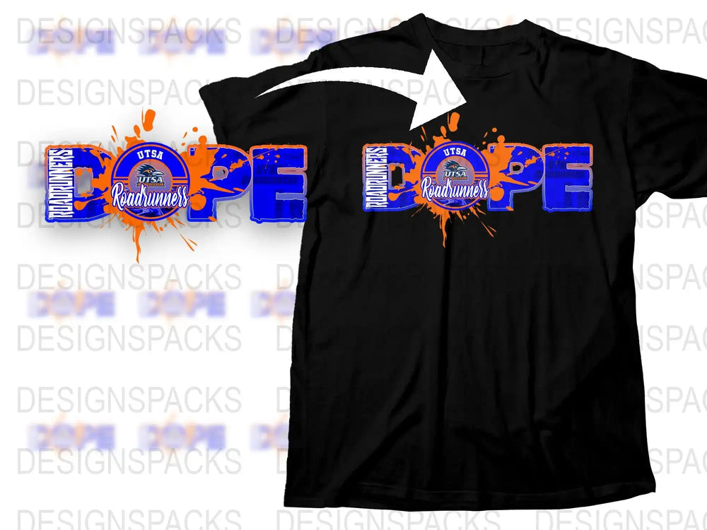 Retro Hope Graphic T-Shirt, Vintage Inspired Blue Orange Design, Unisex Casual Wear