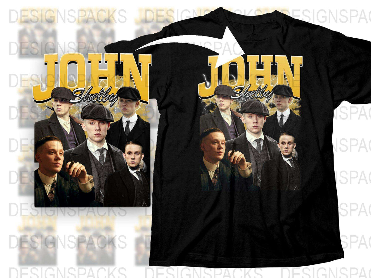 Peaky Blinders Inspired T-Shirt, Custom Name, Vintage Gangster Series Tee, British Drama Fan Apparel