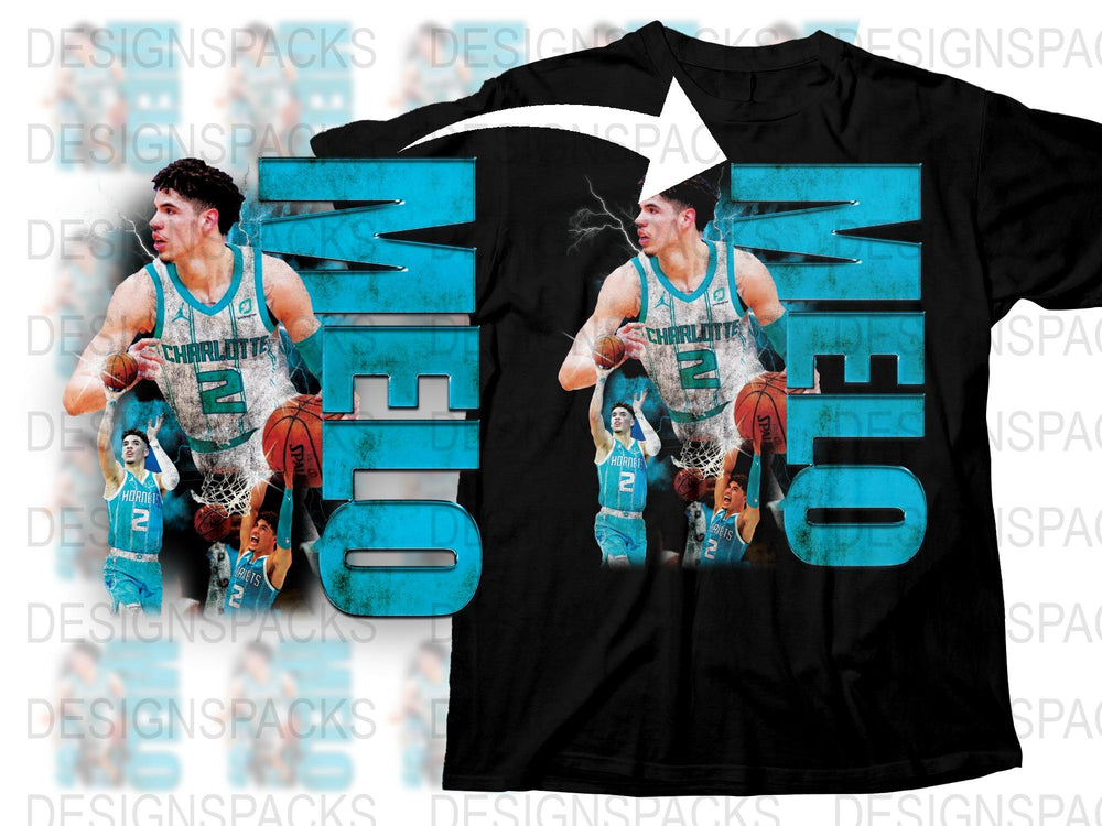 LaMelo Ball Inspired T-Shirt, Charlotte Basketball Fan Gear, Sports Apparel, Athletic Wear, Unique Graphic Tee, Gift for Hoops Fans