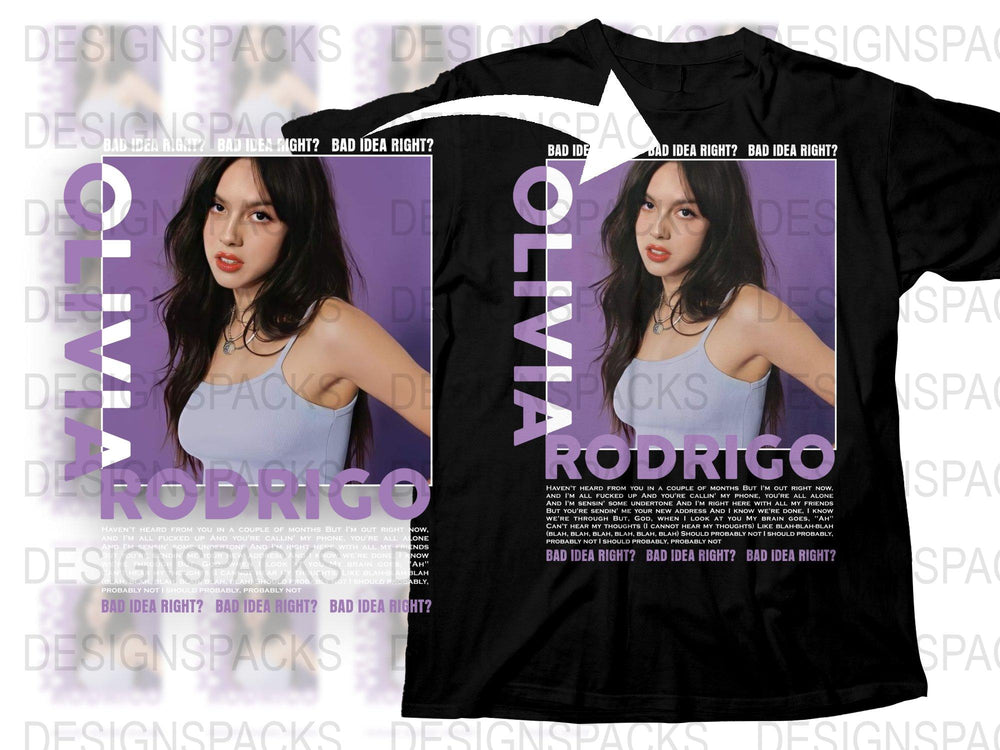 Olivia Rodrigo Fan T-Shirt, Pop Music Merch, Women's Fashion Top, Concert Tee, Gift Idea