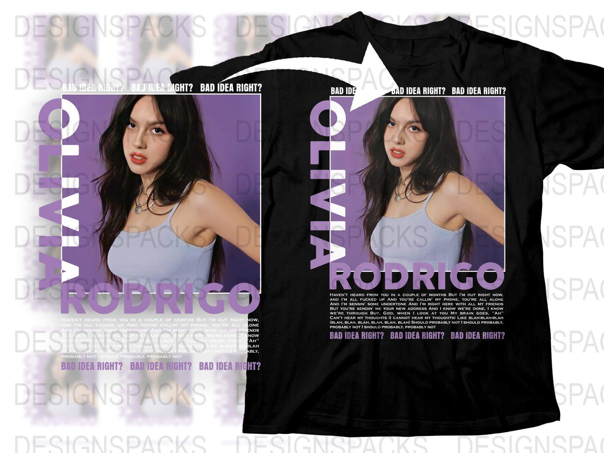 Olivia Rodrigo Fan T-Shirt, Pop Music Merch, Women's Fashion Top, Concert Tee, Gift Idea