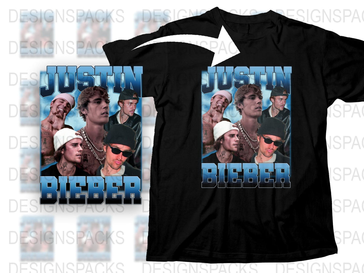 Justin Bieber Retro Style Graphic T-Shirt, Vintage Pop Star Tee, Unisex Fashion Top