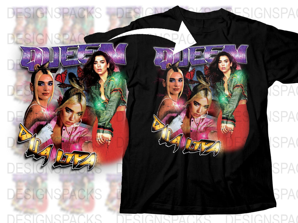 Vintage Inspired Pop Star Graphic T-Shirt, Retro 90s Feminine Bold Print, Fashionable Women's Tee, Casual Streetwear Style