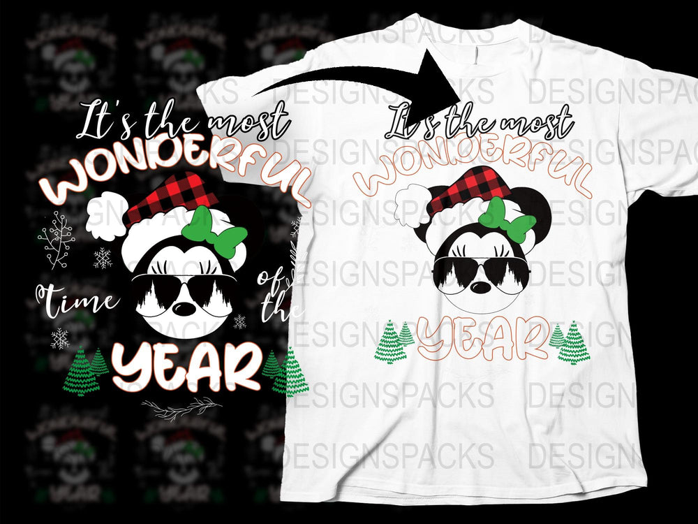 Christmas Panda T-Shirt, Cute Holiday Tee, Festive Animal with Santa Hat, Unisex Gift Idea