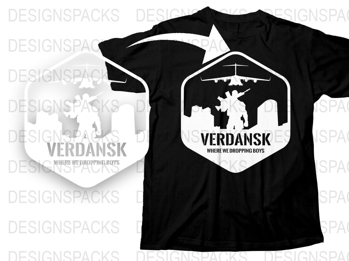 Verdansk Gamer T-Shirt, Where We Dropping Boys Graphic Tee, Video Game Inspired Shirt, Casual Gaming Apparel, Gift for Gamers