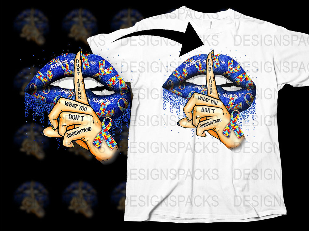 Abstract Art T-Shirt, Unique Paint Splatter Design, Blue Red Mask Graphic Tee