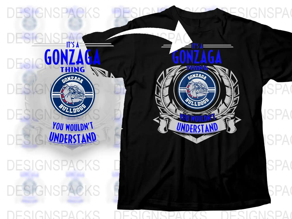 Gonzaga Bulldogs T-Shirt, It's A Gonzaga Thing Graphic Tee, College Basketball Apparel, Fan Gear