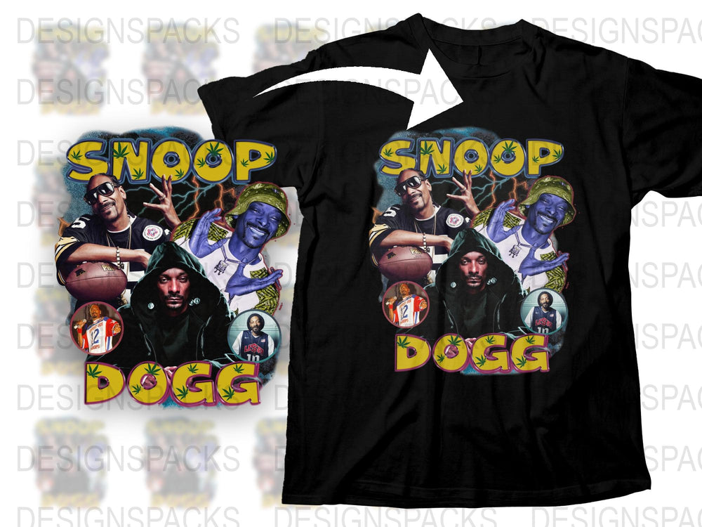 Vintage Snoop Dogg T-Shirt, Classic Hip-Hop Merch, 90s Rap Tee, Urban Streetwear, Collectible Music Fan Apparel, Retro Graphic Shirt