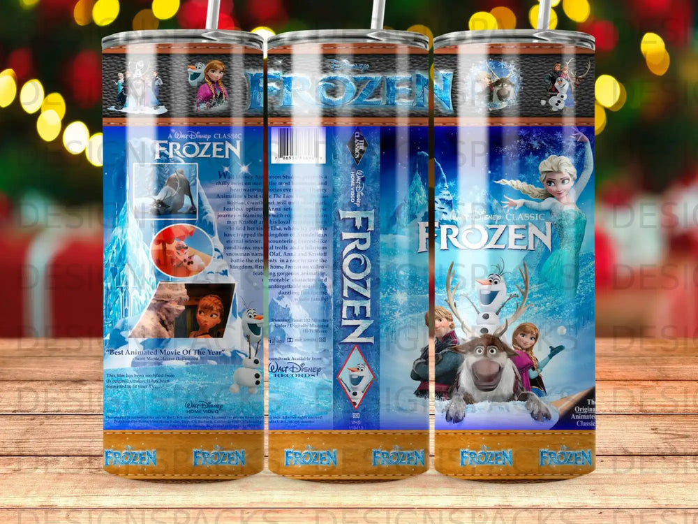 Disney's Frozen VHS tape featuring Anna, Elsa, Kristoff, and Olaf.
